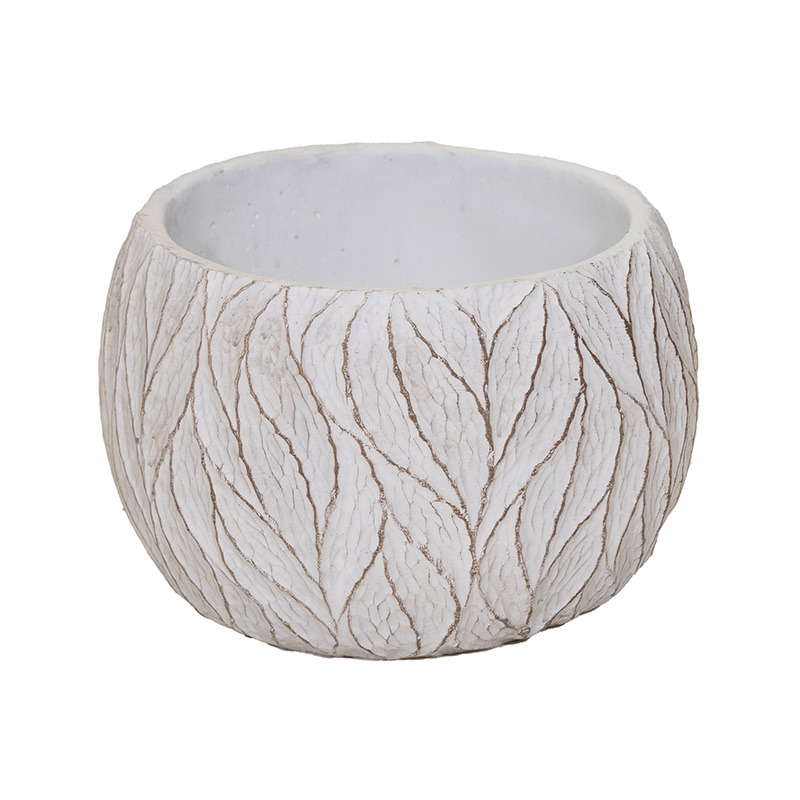 Lance kőtál fehér 14,5x11cm