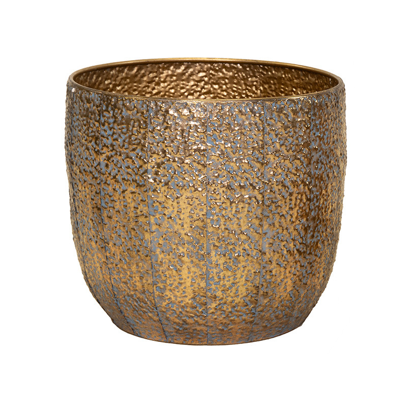 Hadad Monica fém kaspó arany 32x30,5cm