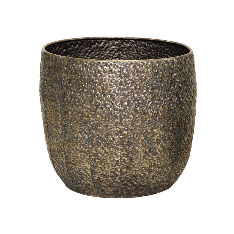 Hadad Monica fém kaspó réz 39,5x35cm