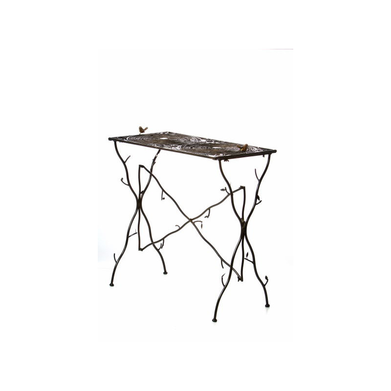 f&eacute;m madaras asztal