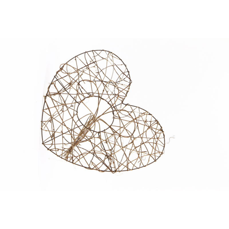 sz&iacute;v alak&uacute; fonott csokortart&oacute; nat&uacute;r 26cm