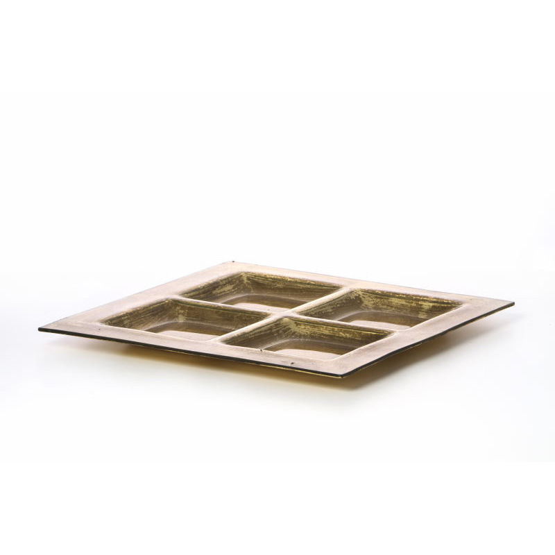 &uuml;veg arany t&aacute;l 32x32cm