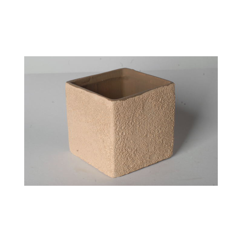 sz&ouml;gletes ker&aacute;mia kasp&oacute; drapp 10x10x10cm