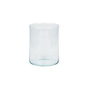 henger alakú üveg váza 12,5x 15cm