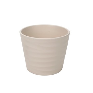 Wave ker&aacute;mia kasp&oacute; antik feh&eacute;r 15cm