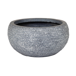 Ontario Greta kompozit ültetőtál szürke 42x21cm