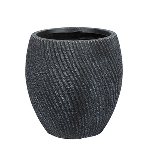 Vegas Monica kompozit növénytartó antracit 30x31cm