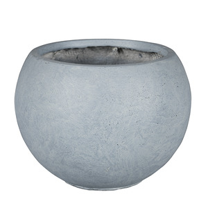 Atlanta Globe kompozit növénytartó szürke 28x21cm