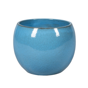 Singa Globe kerámia növénytartó égkék 32x24cm