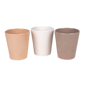 Aden orchidea váza mix fehér/krém/drapp 12,5x14,5cm