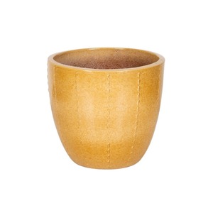 Corset Classic kerámia növénytartó aranysárga 38x34cm