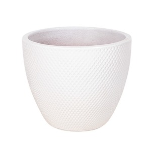 Nantes Classic kerámia növénytartó fehér 23x20,5cm