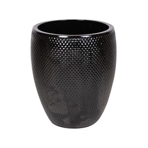 Nantes Monica kerámia növénytartó fekete 48x52cm