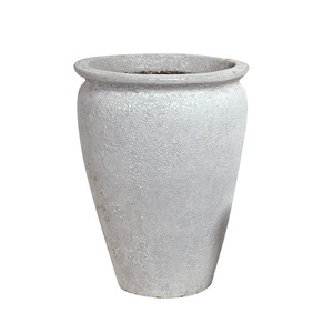 Byron Apollo kerámia növénytartó savmaratott homokszín 37x50cm