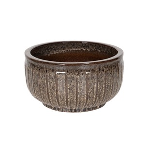 Montgomery Rita kerámia ültetőtál espresso 45x24cm