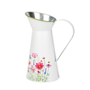 Meadow vir&aacute;gmint&aacute;s f&eacute;m kanna feh&eacute;r 13x27cm