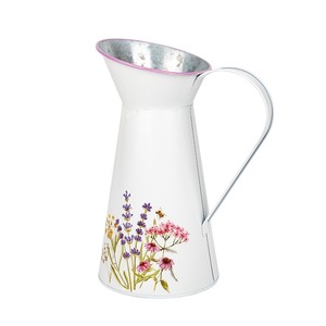 Meadow vir&aacute;gmint&aacute;s f&eacute;m kanna feh&eacute;r 13x27cm