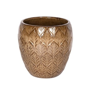 Forrest Monica kerámia növénytartó barna 48x48cm