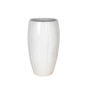 Alden Vase Giant kerámia növénytartó fehér 57x100cm
