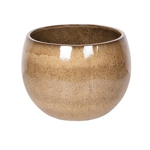 Singa Globe kerámia növénytartó barna 32x23cm