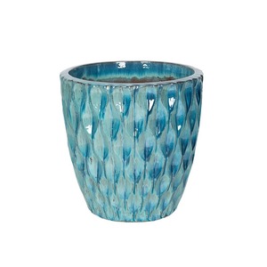 Riviera Classic kerámia növénytartó azúrkék 39x38,5cm