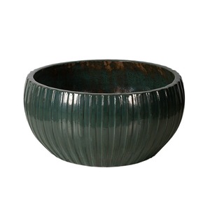 Zamira Rita kerámia ültetőtál mohazöld 100x50cm