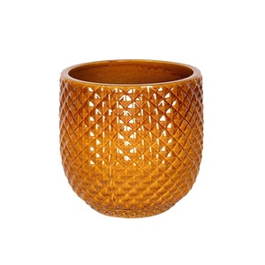 Nova Classic kerámia növénytartó mézbarna 30,5x30,5cm