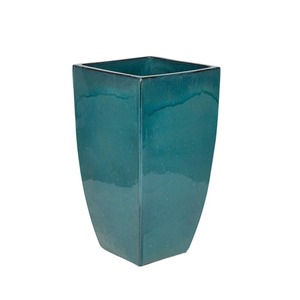 Indy Vase kerámia váza türkiz 42x42x78cm