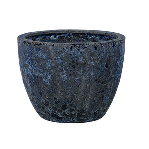Brisbane Classic kerámia növénytartó savmaratott kék 47x39cm