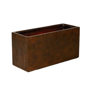 Yukon Tetra Grand kompozit balkonláda rozsdabarna 60x21x35cm