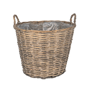 Alpen has&iacute;tott vessző kasp&oacute; k&eacute;t f&uuml;llel sz&uuml;rke 40x33/39cm