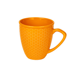 kerámia bögre narancs 10,5x11cm