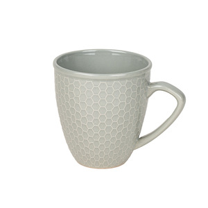 kerámia bögre szürke 10,5x11cm