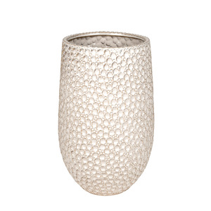 Aster kerámia váza fehér 36x60cm