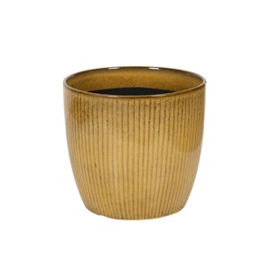 Hartley kerámia kaspó olivazöld 46x42cm