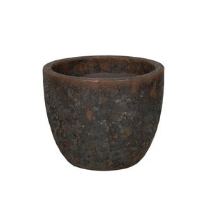 Wellington Classic kerámia növénytartó savmaratott rozsdabarna 22,5x19,5cm