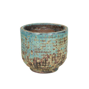 Monroe Classic kerámia növénytartó savmaratott zöldesbarna 41,5x35cm