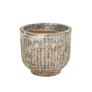 Monroe Classic kerámia növénytartó savmaratott barna 41,5x35cm