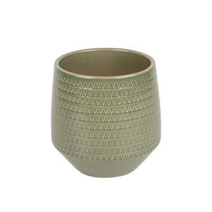 Eras Abyss orchidea váza mohazöld 14x15cm