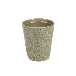 Oslo Star orchidea váza mohazöld 13,5x16cm