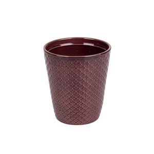 Oslo Star orchidea váza padlizsán 13,5x16cm