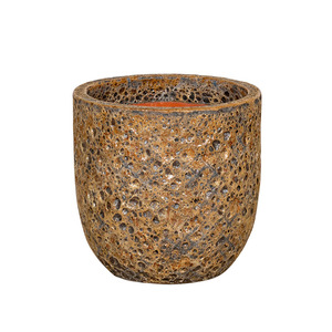 Caldera Diamo ker&aacute;mia n&ouml;v&eacute;nytart&oacute; savmaratott antik bronz 47x47cm