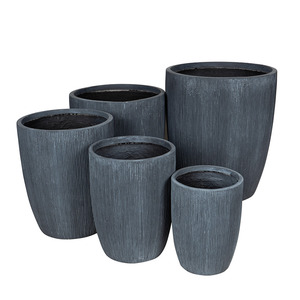 Toronto Classic High kompozit növénytartó szett grafit 28x38-57x67cm S5