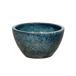 Lagos Rita kerámia ültetőtál koptatott kék 45,5x24cm