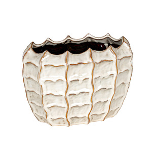 Everett orchidea váza krém-barna 31x19x21cm