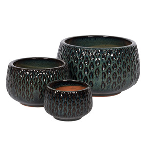 Colby Rita ker&aacute;mia &uuml;ltetőt&aacute;l szett petrolz&ouml;ld 15x10,5-30x19cm S3