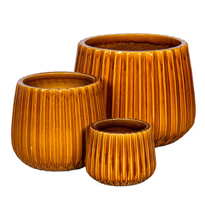 Lark Caldron ker&aacute;mia n&ouml;v&eacute;nytart&oacute; szett m&eacute;zbarna 27x21,5-56x44,5cm S3