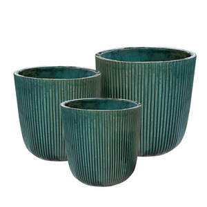 Maxton Cylinder ker&aacute;mia n&ouml;v&eacute;nytart&oacute; szett mohaz&ouml;ld 22,7x21-37,3x36cm S3