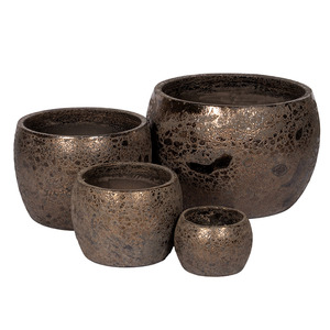 Zora Classic ker&aacute;mia n&ouml;v&eacute;nytart&oacute; szett savmaratott bronz 22x15-56x38cm S4