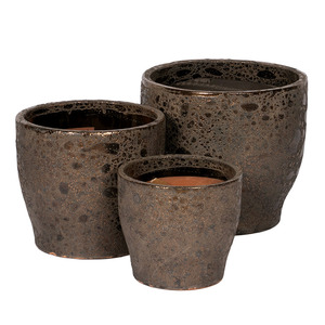 Saylor Flare ker&aacute;mia n&ouml;v&eacute;nytart&oacute; szett savmaratott bronz 25,3x23cm-37,3x34cm S3